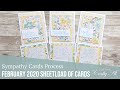 6 Quick & Easy Sympathy Cards | February 2020 SheetLoad of Cards | Process Video