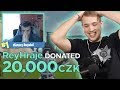 Poslal jsem začínajícímu streamerovi 20 000 Kč