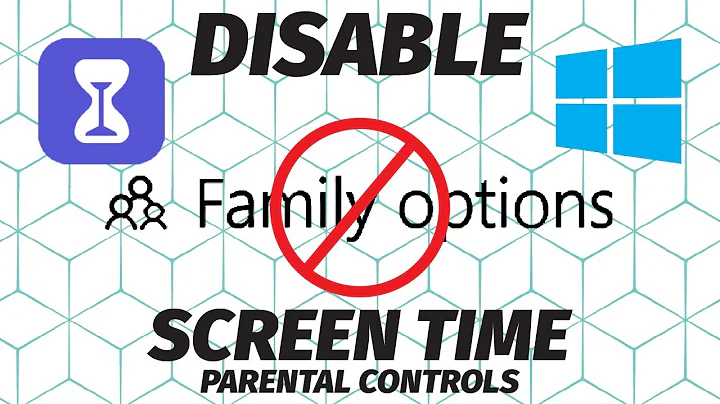 How to DISABLE SCREEN TIME (Parental Controls) in Windows 10/11