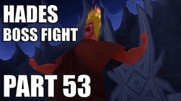 HADES BOSS FIGHT - OLYMPUS COLISEUM (2ND VISIT) - KINGDOM HEARTS 2 Walkthrough Gameplay - Part 53