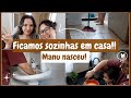 ROTINA SOZINHAS EM CASA 😱 / MANU NASCEU/ Limpei a casa / Lavei banheiro/ Bolo de cenoura 🥕