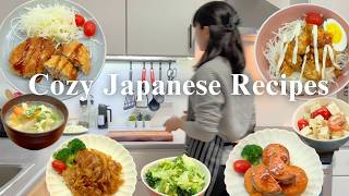 Cozy Japanese Cooking | 4 Days Home Meals by Housewife | Cooking Japanese food in Canada 🇨🇦