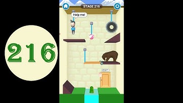 Rescue Cut Level 216 [2021] [HD] rescue cut rope puzzle