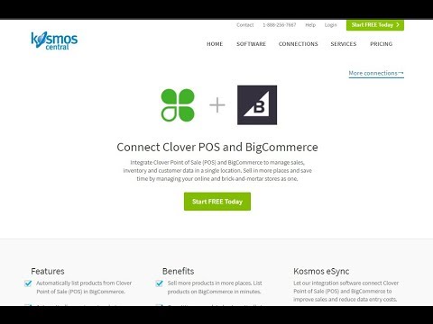 Clover POS to BigCommerce Integration and Sync Inventory in Minutes!