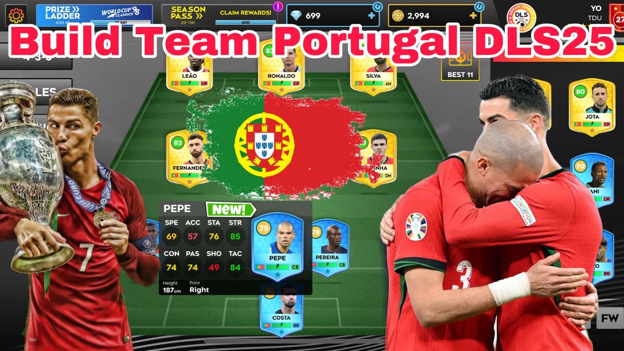 Сборка команды Португалия🇵🇹 DLS25