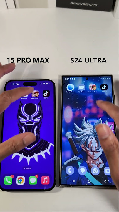 IPhone 15 Pro Max VS Samsung Galaxy S24 Ultra Speed Test