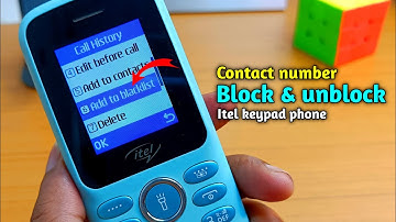 itel mobile me number ko block & unblock kaise kare || itel keypad mobile me blacklist setting