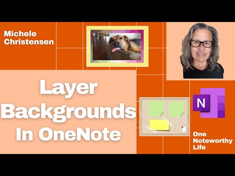 Layer Images and Backgrounds in OneNote | Digital Scrapbook | Digital Journal | Digital Images