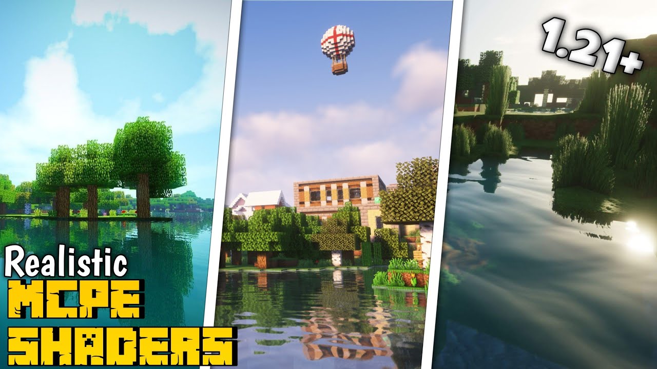 Top 5 Best Realistic Java Shaders For Minecraft PE/Patch 1.21+😍 - YouTube