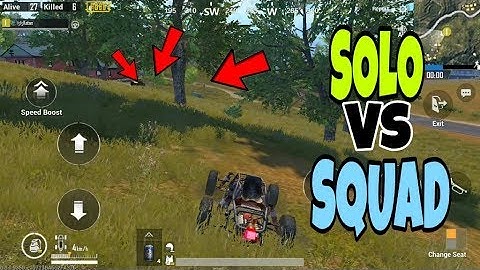 PUBG MOBILE GamePlay Walkthrough  SOLO Vs SQUAD Win (Android/iOS)
