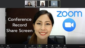 วิธีใช้ Zoom พร้อมคู่มือการใช้งาน โปรแกรมประชุมสัมมนาออนไลน์ บันทึก แชร์หน้าจอ ฟรี