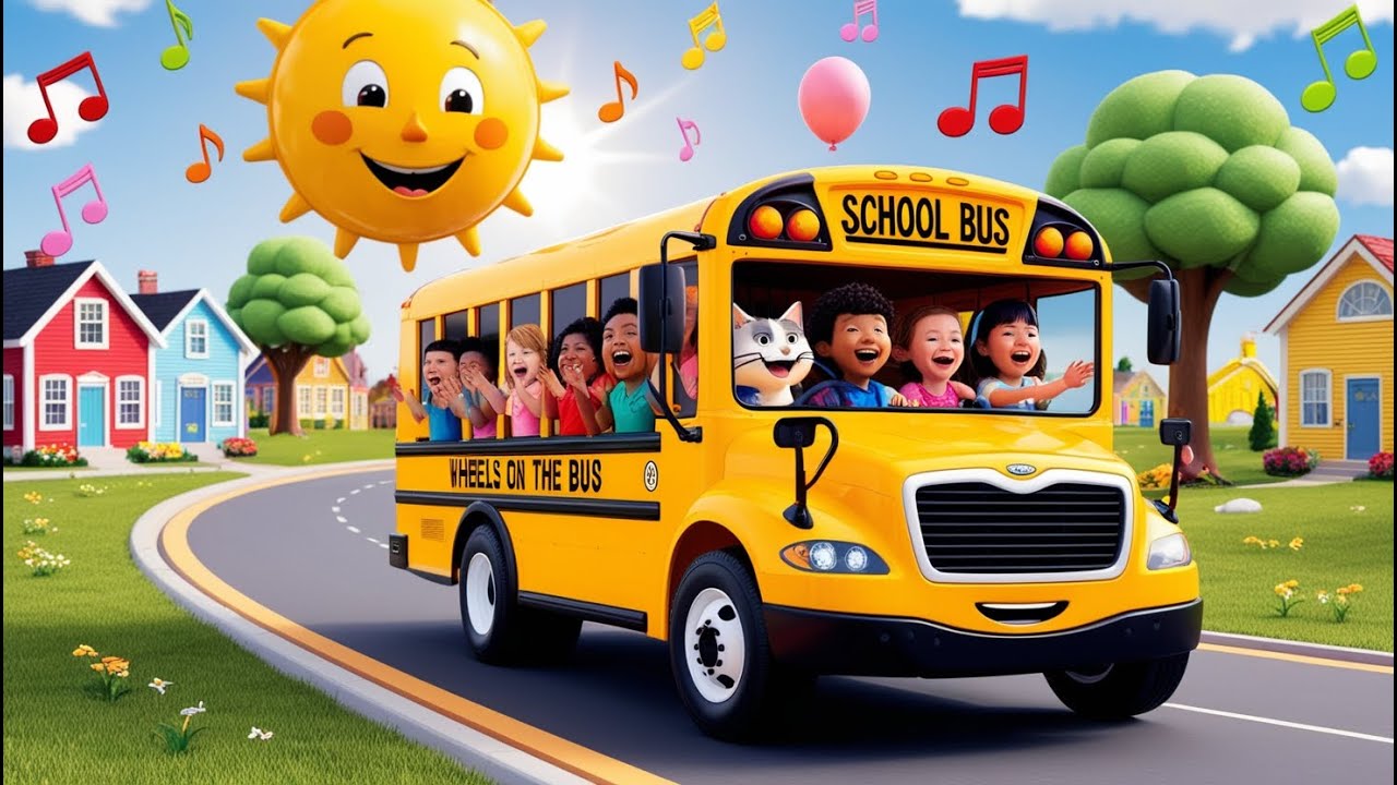 🌈 The Wheels on the Bus – Morning Ride 🌈3in1 - YouTube
