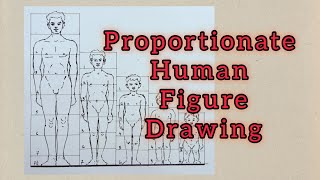 How to draw Human figure in proportion | Human Figure Drawing step by step