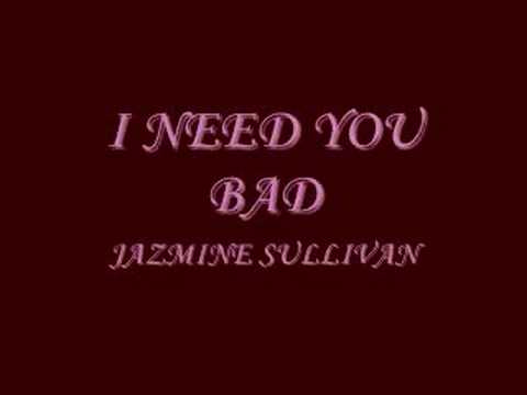 Jazmine sullivan need u bad download