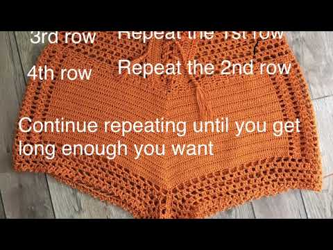 ชุด ว่า ย น้ำ ขา สั้น Update 01 crochet shorts tutorial ถักโครเชต์กางเกงขาสั้น ไปทะเล