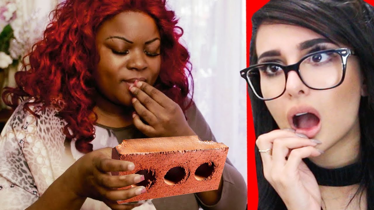 Woman Addicted To Eating Bricks