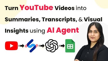 How to Turn YouTube Videos into Summaries, Transcripts, and Visual Insights using AI Agent