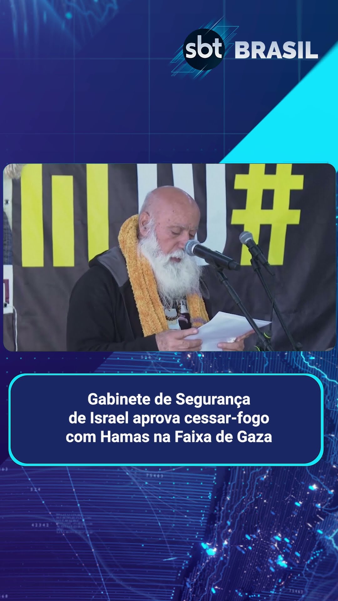 Gabinete de Segurança de Israel aprova acordo de cessar-fogo em Gaza | SBT Brasil (17/01/25)
