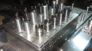 Progressive Die Assembly - part 4 #manufacturing #engineering #machinery #machining #stamping #dies