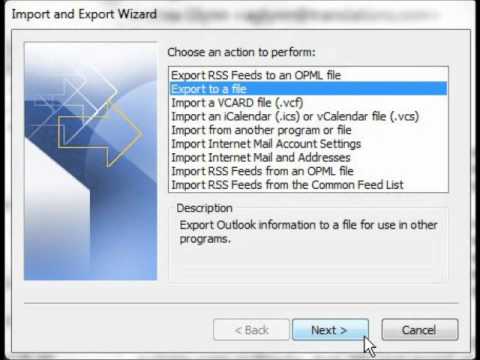 Backup Outlook Contacts | Back up Your Contacts in Outlook 2010
