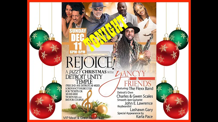 John E  Lawrence A Jazzy Christmas 2022 at Detroit...