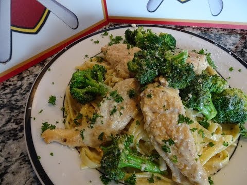 How To Make The Best Chicken Fettuccine Alfredo with Broccoli