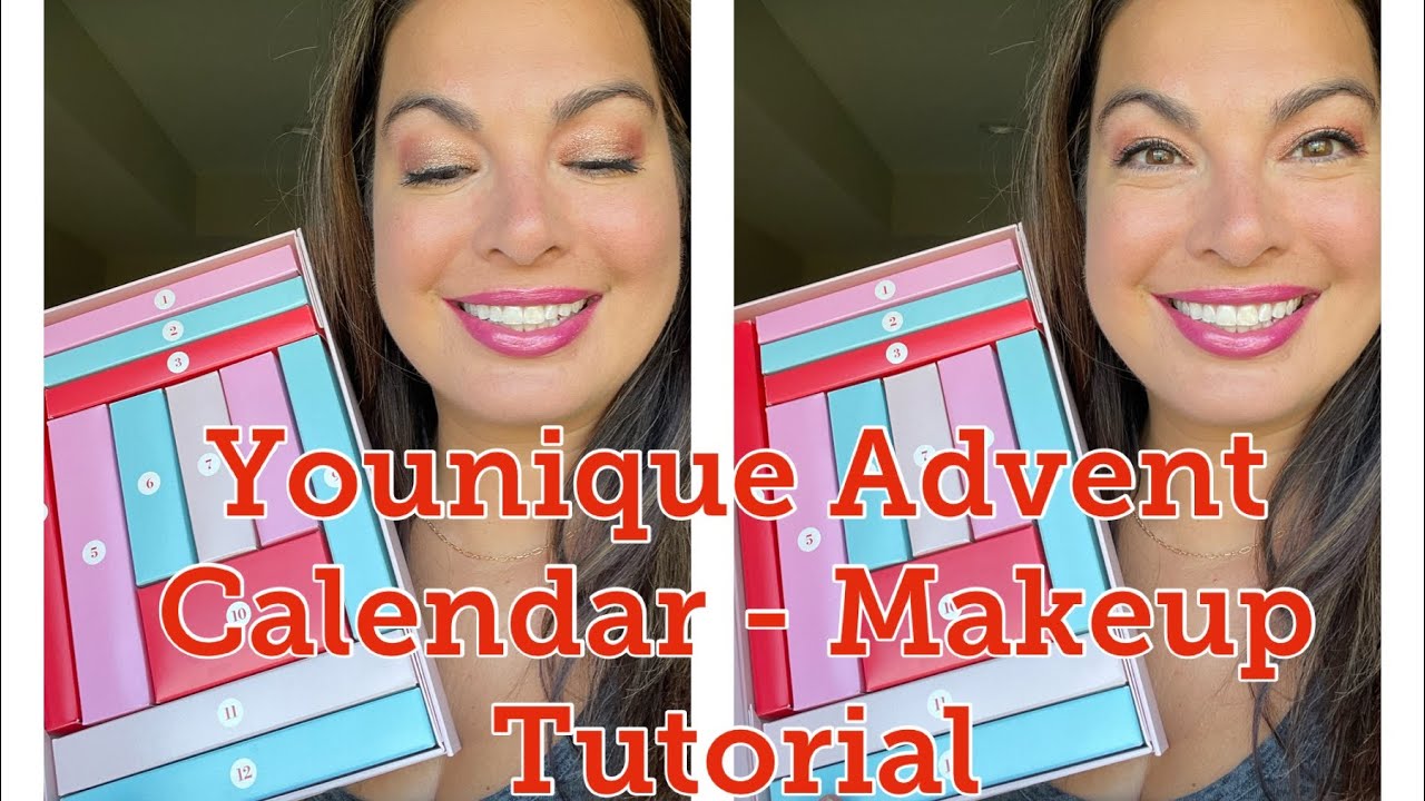 Younique Advent Calendar Makeup Tutorial YouTube
