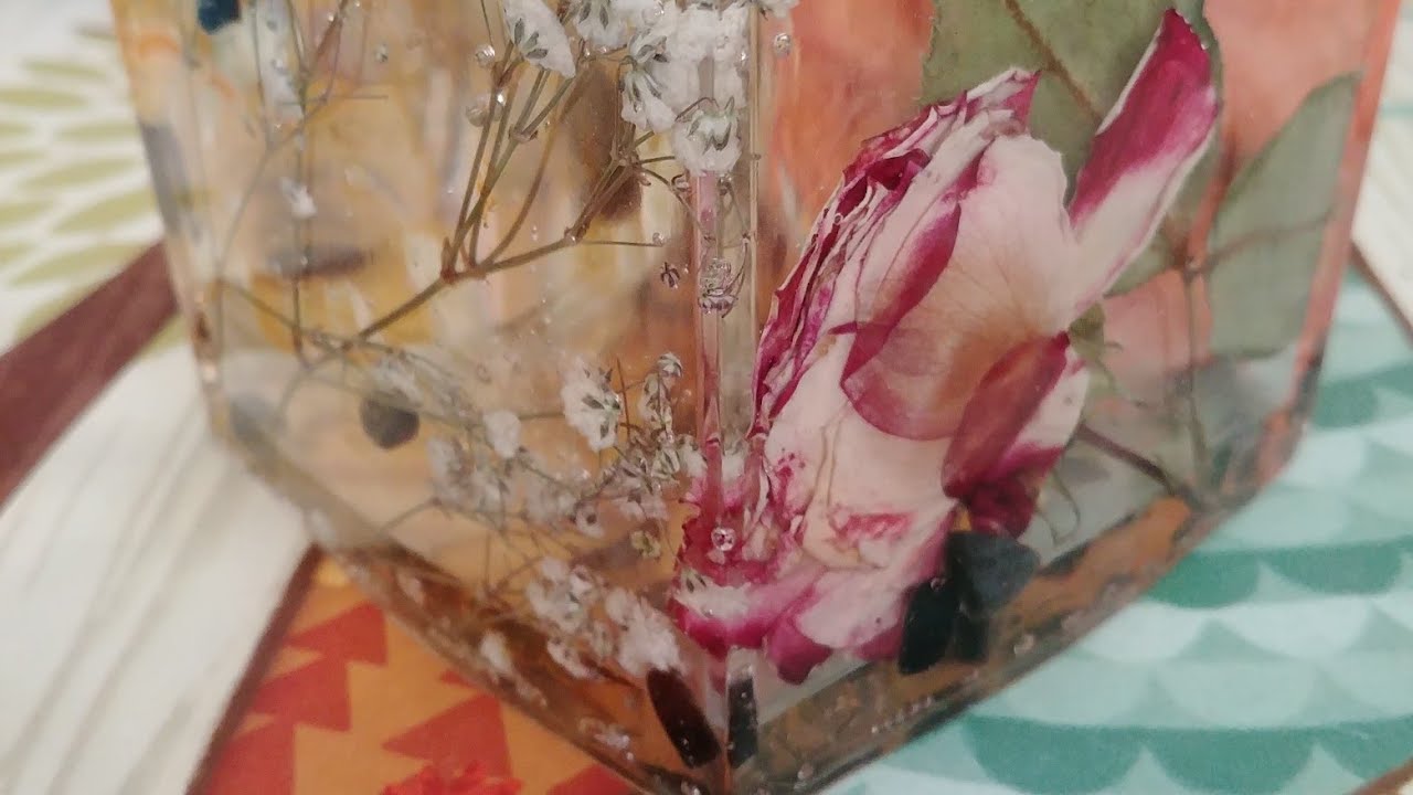 Epoxy Resin Dried Flower Vase YouTube