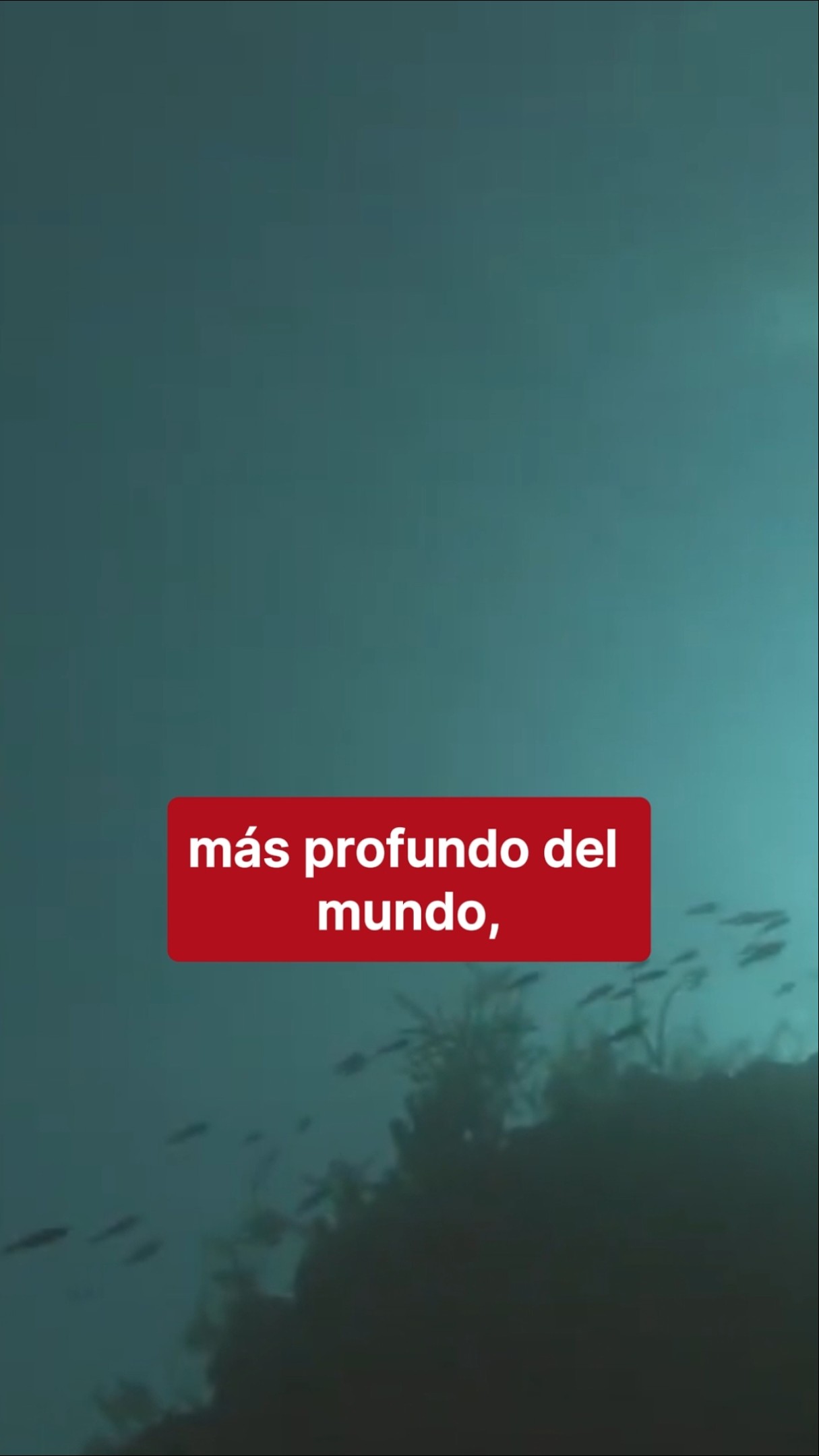El segundo agujero azul más profundo del mundo