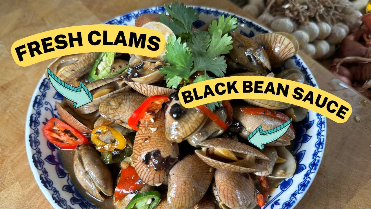 Chinese Clams Black Bean Sauce JUST Like the Restaurants Wally Cooks