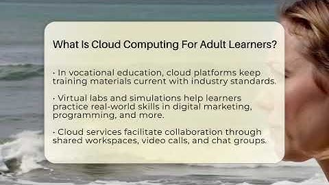 What Is Cloud Computing For Adult Learners? - Learn As An Adult