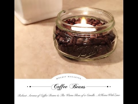 How to  Create a Wonderful Scent for your home  Using Coffee Beans & Tea Lights