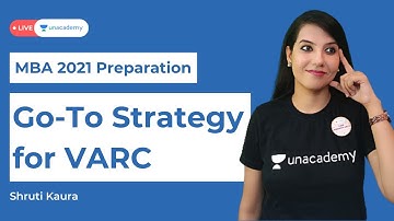 VARC Strategy for CAT 2021 Exam Preparation | Details, Syllabus by Shruti Kaura Unacademy