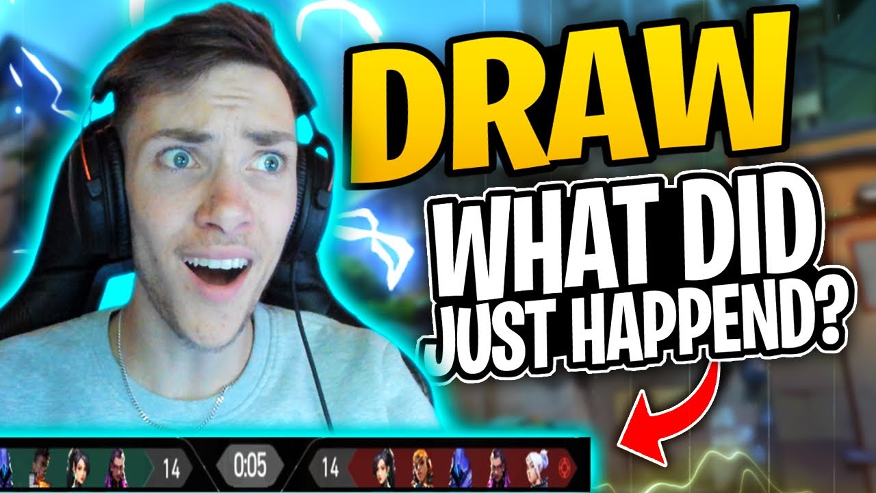 MY FIRST DRAW IN VALORANT | VALORANT GAMEPLAY