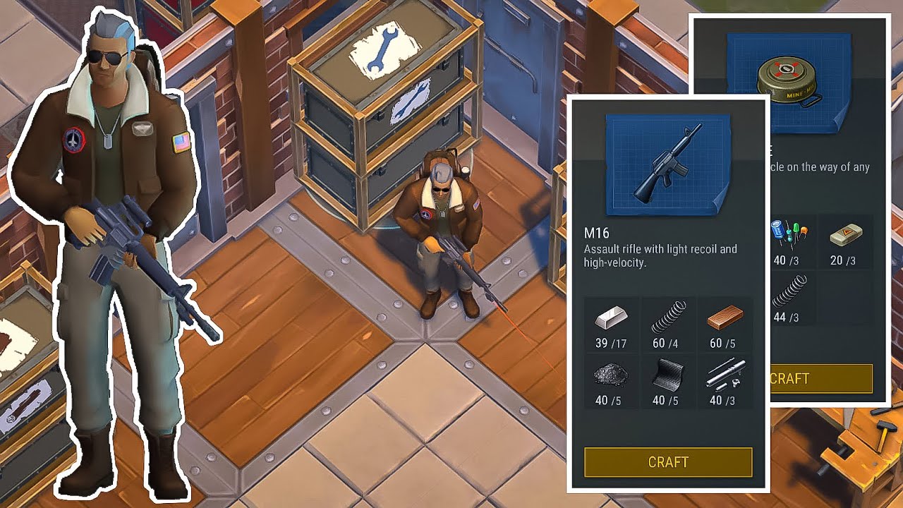 I Made Weapons and Land Mines from My Precious Loot ! Last Day On Earth Survival