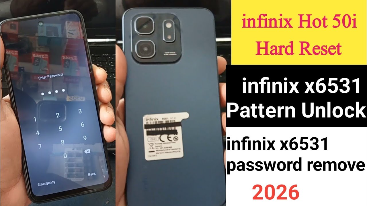 infinix hot 50i hard reset | infinix x6531 hard reset and frp bypass | infinix 50i Password unlock