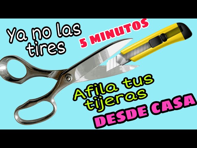 Afilador de tijeras para terminación perfecta✂️