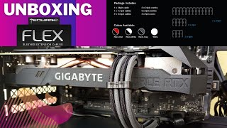 Unboxing Flex Techware Cable Sleeve Black Grey