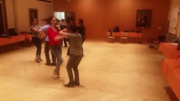 Salsa On2 Intermediate Turn Pattern Combo Partnerwork by Sergio and Sheena #68