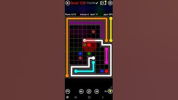 How To Solve Flow Free 11x14 Mega Mania Pack Level 108 Board Walk Through Solution Walkthrough