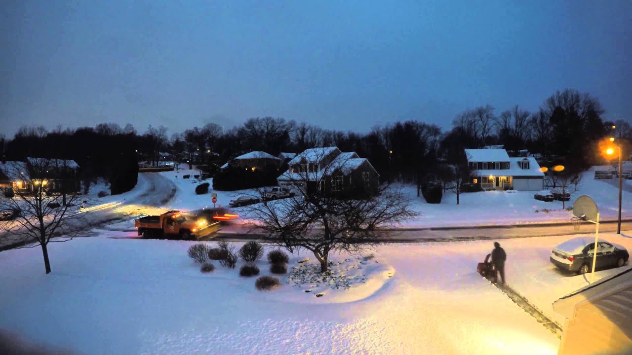 Snowstorm Time Lapse - YouTube