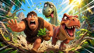 JUNGLE RUN FOR SURVIVAL! Grug Faces the DINOSAUR THREAT 😳🔥 | The Croods Cartoon