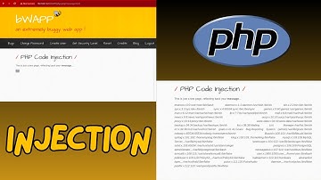 PHP Code Injection Attack on BWAPP