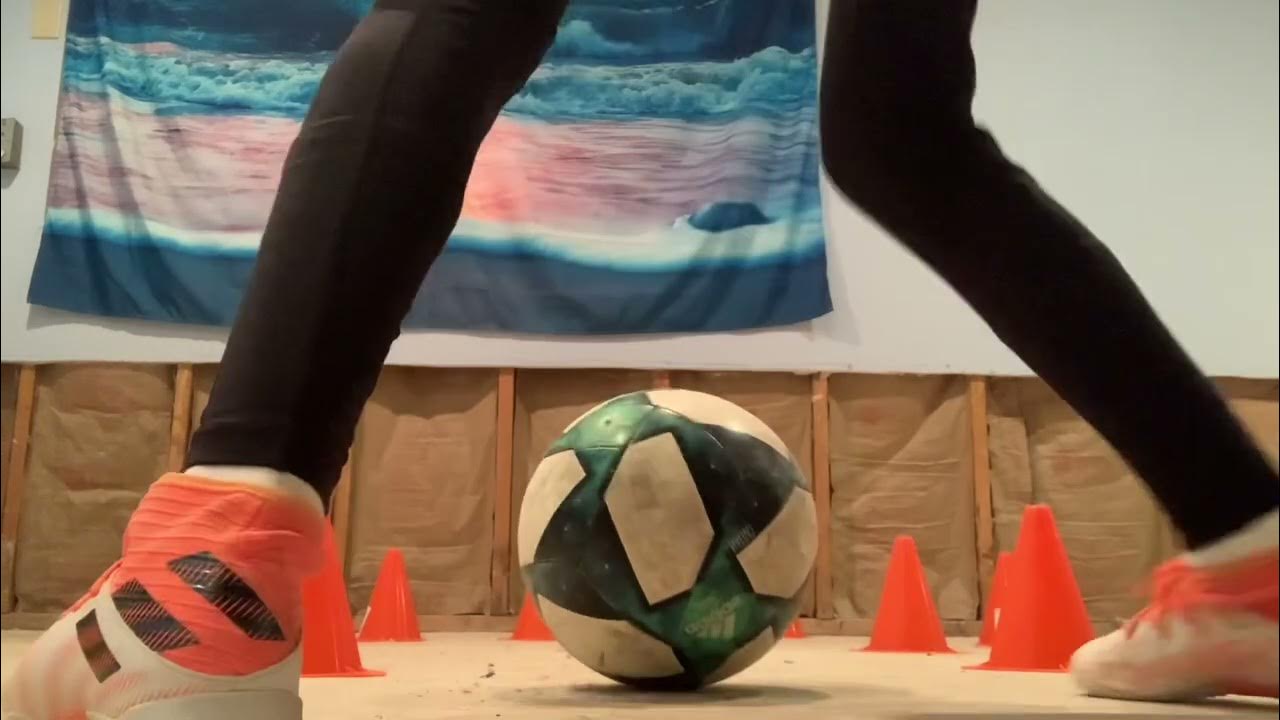 messi drill (push up for cones hit) jules YouTube
