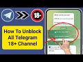How to fix this channel cant be displayed in telegram 2024  fix cant be displayed in telegram