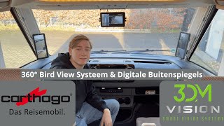 3DM-Vision Installatie video Carthago 360° Bird View Systeem & Digitale Buitenspiegels