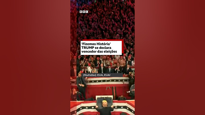 O discurso de Trump declarando vitória nos EUA #bbcnewsbrasil #eleicoeseua #trump