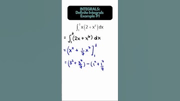Integrals - Definite Integrals Ex#1