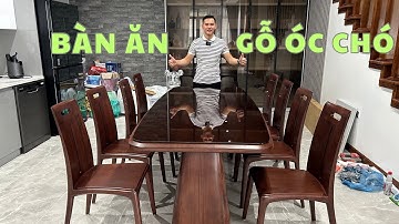 Bàn Giao Mẫu Bàn Ghế Ăn Gỗ Óc Chó Kiểu Dáng 2024 | Bàn Ghế Ăn Gỗ Óc Chó Nhập Khẩu Bắc Mỹ