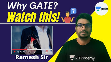 Why GATE? - Must Watch this Video | GATE 2022 CSE | Ramesh Sir